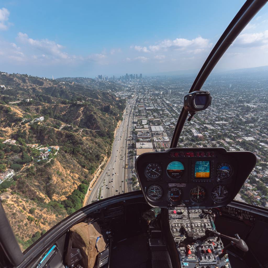 helicopter travel LA
