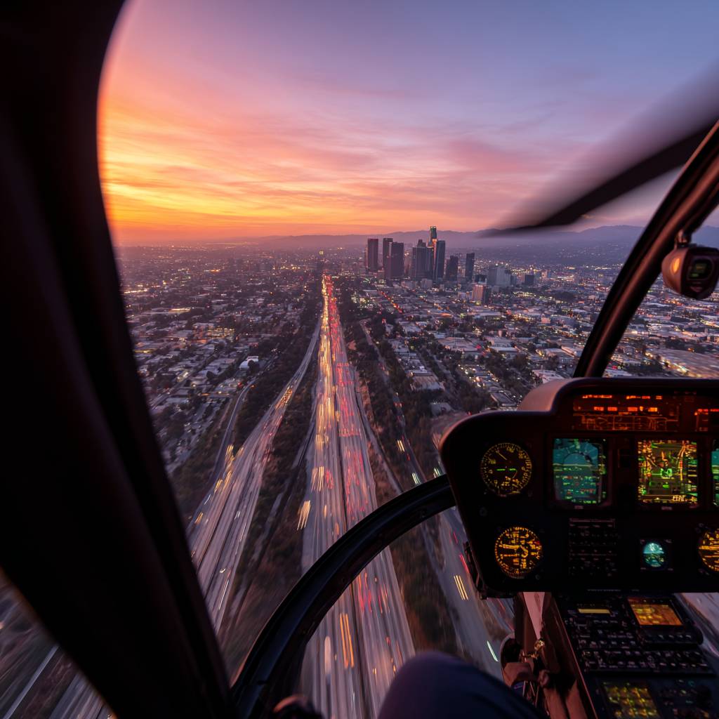 Sunset Flights in LA