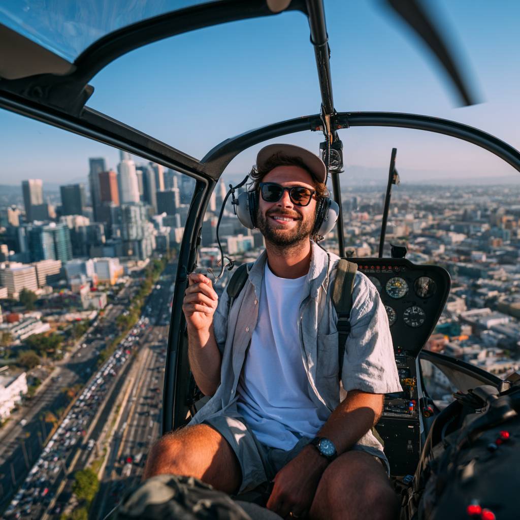 helicopter tour first time
